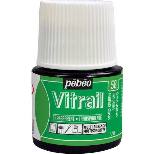 Pebeo Vitrail 45ml No. 58 Vivid Green 050058 1 piece