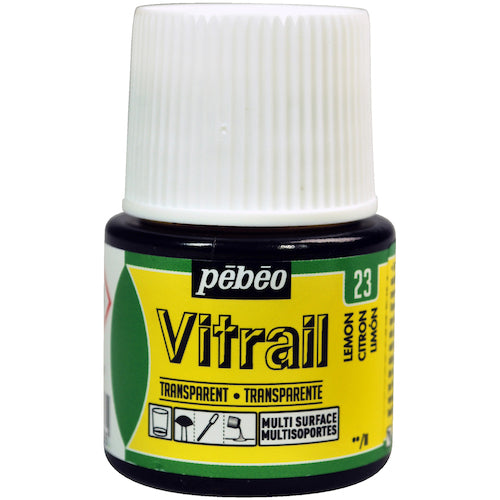 Pebeo Vitrail 45ml No. 23 Lemon 050023 1 piece