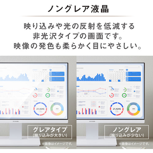 IRIS 105787 액정 디스플레이 21V형 화이트 ILD-D21FHH-W 1대