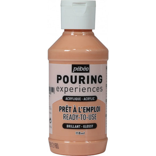 ペベオ ポーリングメディウム入り アクリル絵具118ml 15 ポートレートピンク 524615 1 個