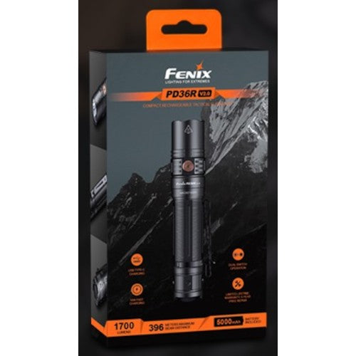 FENIX 충전식 LED 라이트 PD36R V2.0 PD36RV20 1개