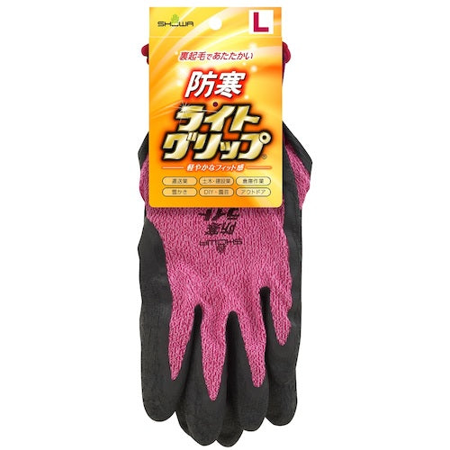 SHOWA Cold Weather Gloves GW343 Cold Weather Light Grip Red L Size GW343-LR 1 Pair