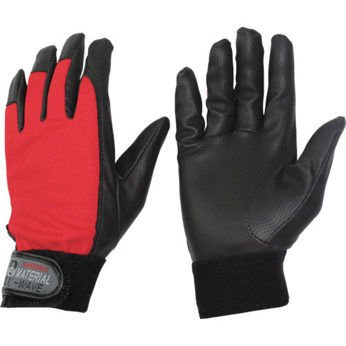 Otafuku PU Wave Red L K-18-RD-L 1 pair