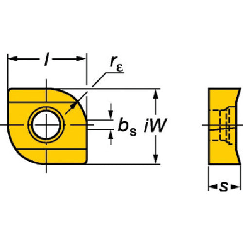 샌드빅 【매진 폐번】 샌드빅 코로밀 331용 칩 1030 1030 L331.1A-145030H-WL 10개