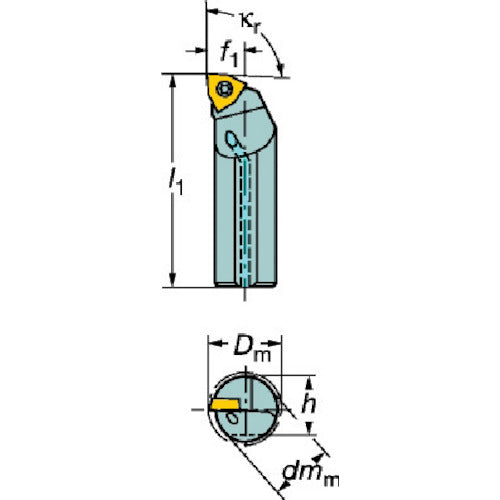 Sandvik Coromant 111 Boring Bit for Positive Insert (480) A08H-SWLPR 02 1 piece