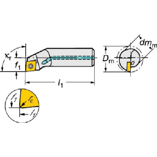 Sandvik Coromant 111 Positive Insert Boring Bit (480) A10K-SCLPR 06-R 1 piece
