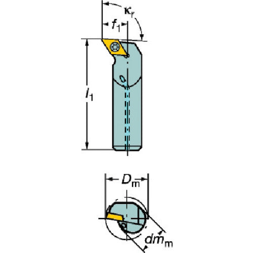 Sandvik Coromant 107 Positive Insert Boring Bit (210) A10K-SDUCL 07-ER 1 piece