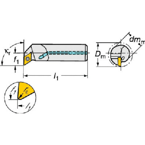 Sandvik Coromant 111 Positive Insert Boring Bit (480) A10K-SDUPR 07-ER 1 piece