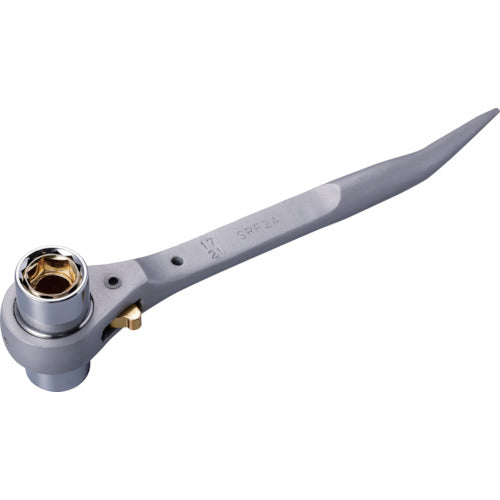 Super Aluminum 4 Size Ratchet Wrench Short Type Inner Socket: 14, 17 Outer Socket: 19, 21 SRF2A 1 Piece