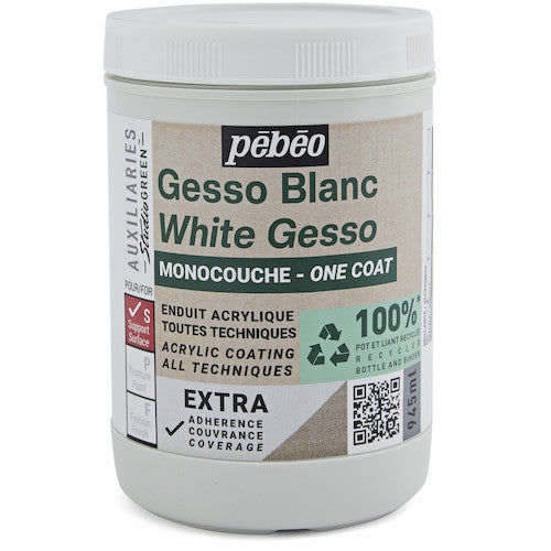 Pebeo Studio Green Acrylic One Coat Gesso 945ml 818616 1 pc