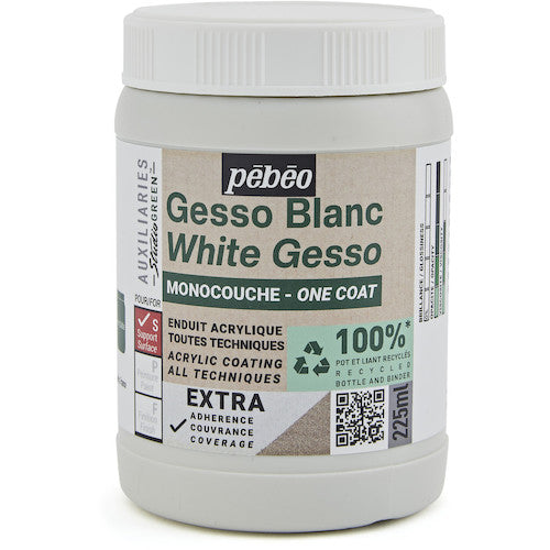 ペベオ スチューディオ グリーン アクリリック ワンコートジェッソ 225ml 818613 1 個