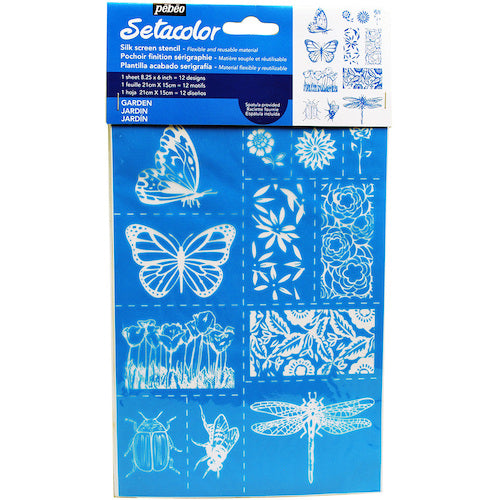 Pebeo Silk Screen Stencil Type A5 Garden 329605 1 piece