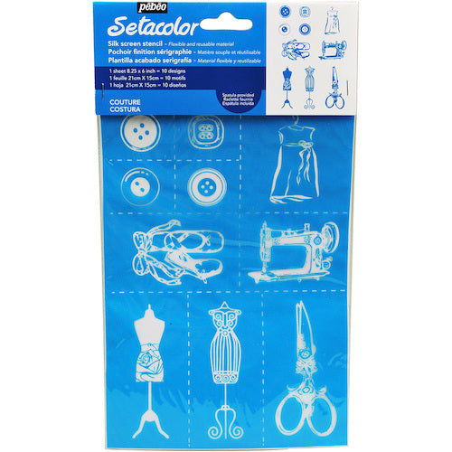 Pebeo Silk Screen Stencil A5 Haute Couture 329609 1 piece