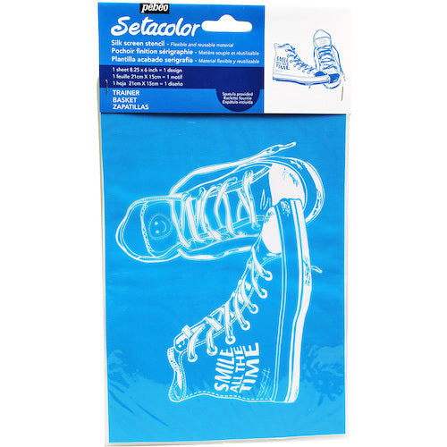 Pebeo Silk Screen Stencil Type A5 Shoes 329606 1 piece