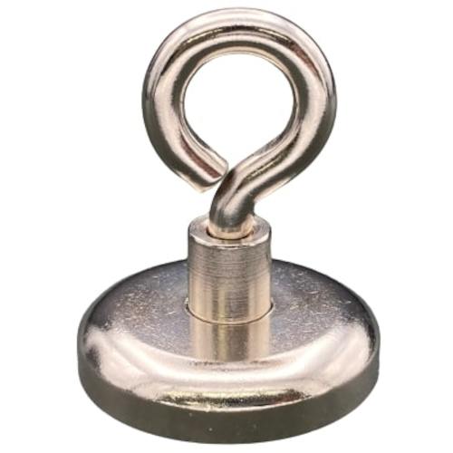 ラクテム 強力マグネット アイフック型 Φ36 ゴム付 MHMI36 1 個