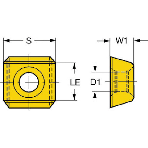 샌드빅 【판매 폐번】 샌드빅 오토 실린더 볼링 커터용 칩 3015 3015 SDMX 15 06 ZN 10개