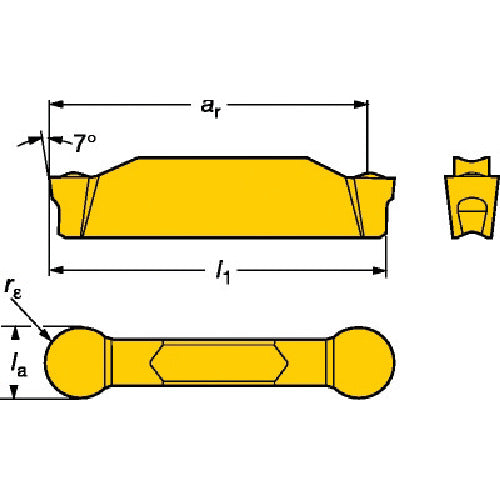 サンドビック コロカット1・2 倣い加工用チップ(320) 1125 N123H2-0400-RM 10 個
