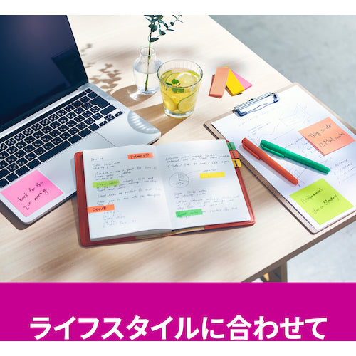 3M Post-it Super Adhesive Header Multicolor 6 700SS-MC-6N 1 Box