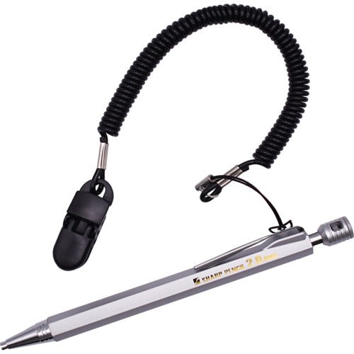 Shosekido Genbu Architectural Mechanical Pencil 2.0 Set with Anti-drop Strap HB 110-BK 1 Piece