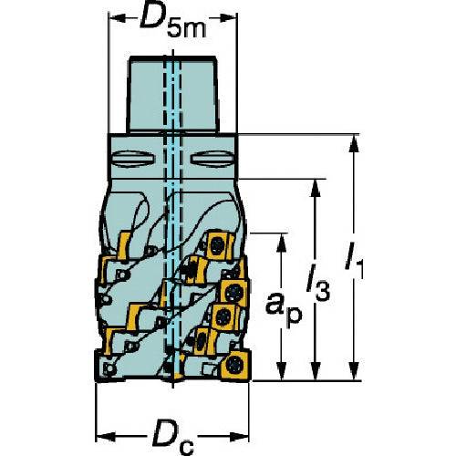 Sandvik CoroMill 690 Long Edge Cutter (440) 690-063C6-1461H 1 piece