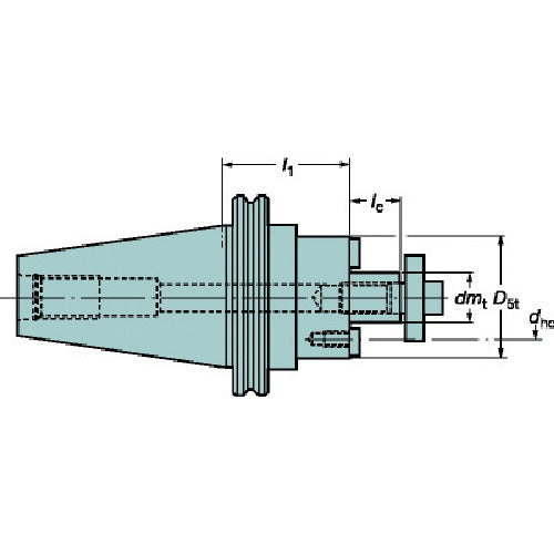 Sandvik Face Mill Holder (540) A2B05-4022035 1 piece