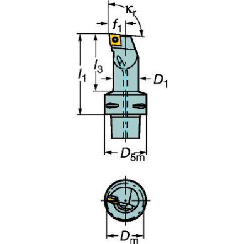Sandvik Coromant Capto CoroTurn 107 Cutting Head (410) C4-SCLCR-11070-09 1 piece