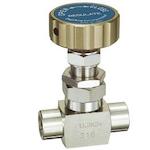 Fujikin SUS steel needle valve 4.9MPa FUE-15 FINE series PURE FUE-15B 1 piece