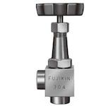 Fujikin SUS steel needle valve general adjustment CV value 11.3 3.92MPa UH-34 UH-34F 1 piece