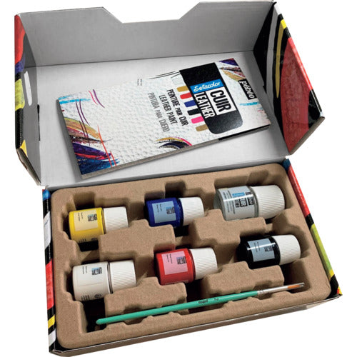 페베오 세타카라레자(가죽용) 스타터 박스(20mlx5색+45ml 디그레이저)+붓 1개 295681 1개