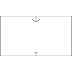 SATO SP/UN01C用 共通ラベル 1 白無地(強粘)(100巻入) 419999011 1 箱