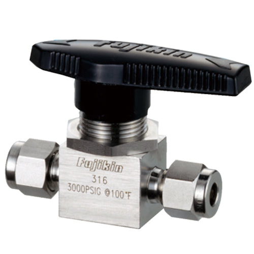 Fujikin Stainless Steel Ball Valve 20.6MPa VUBVS-920P VUBVS-920P-6.35-SV 1 pc