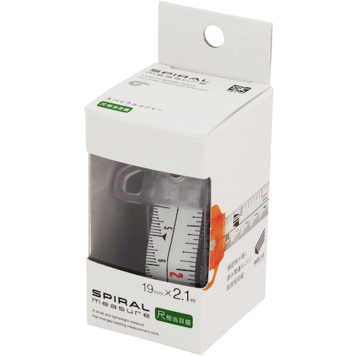 SK スパイラルメジャー 尺相当目盛 ホワイト SMT-1920SWH 1 個