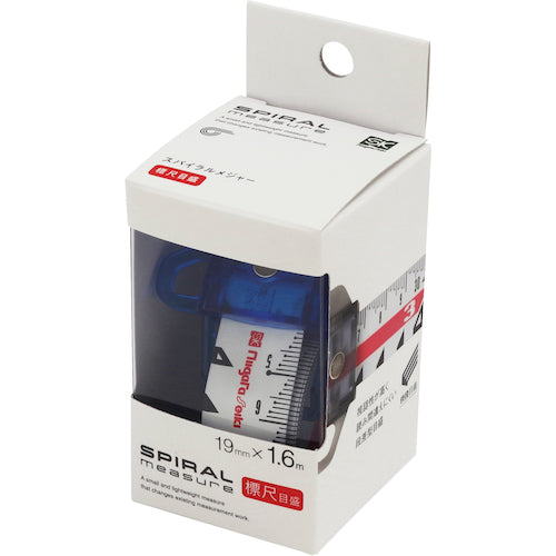 SK Spiral Measure, Scale, Blue, SMT-1915HBL, 1 pc