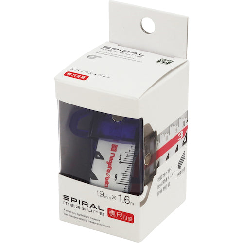 SK スパイラルメジャー 標尺目盛 パープル SMT-1915HPU 1 個
