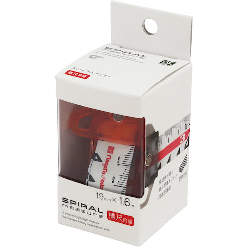 SK Spiral Measure, Scale, Orange, SMT-1915HOR, 1 pc