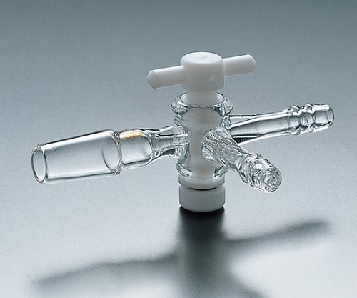 TS three-way cock with Teflon cock Type I (right branch) 15/25 <through joint> CL0414-05-11 1 pc