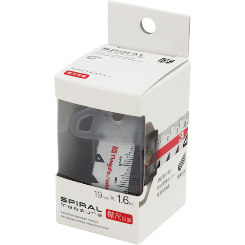 SK スパイラルメジャー 標尺目盛 ホワイト SMT-1915HWH 1 個