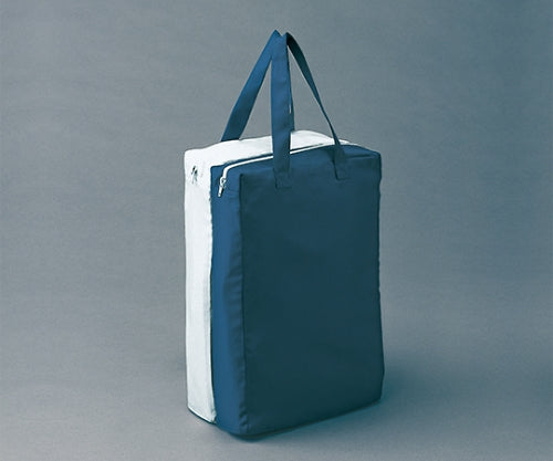 Vertical mobile phone bag, white/navy, G8142-6, 1 piece