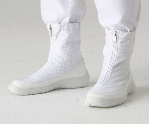 Clean boots, shoot type (white), IEC standard compliant, 26.0 cm, G7720-1, 1 pair