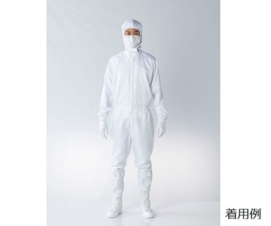 Cleanroom coveralls, white, L, FH199C-01, L, 1 piece