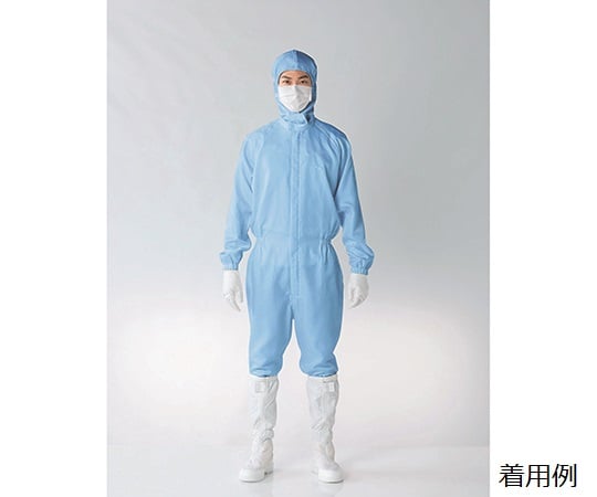 Cleanroom coveralls, blue, 3L, FH199C-02, 3L, 1 piece