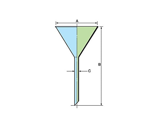 Glass funnel φ90 1 pc 1 pc