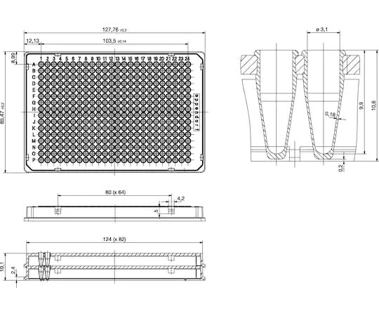Eppendorf twin.tec® PCR Plate 384 Skirted 45μL PCR clean Colorless 25 pcs 0030 128.508 1 set (25 pcs)