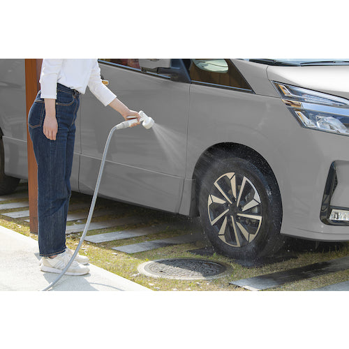 IRIS 201323 Portable Expandable Hose Set 15m White SHP-15-W 1 S