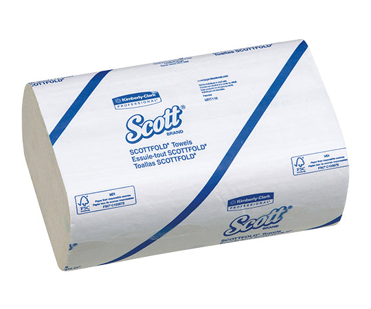 Scottfold Hand Towels 199 x 315mm 175 sheets/bundle x 25 bundles 36161 1 box (175 sheets x 25 bundles)