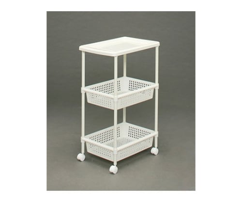 Metal Pole Wagon White MKW-3W 1 unit