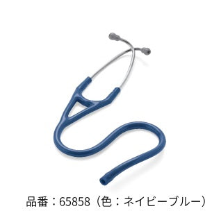 Binaural (replacement part) Two-in-one tube for total length 68cm (navy blue) 65858 1 piece/box