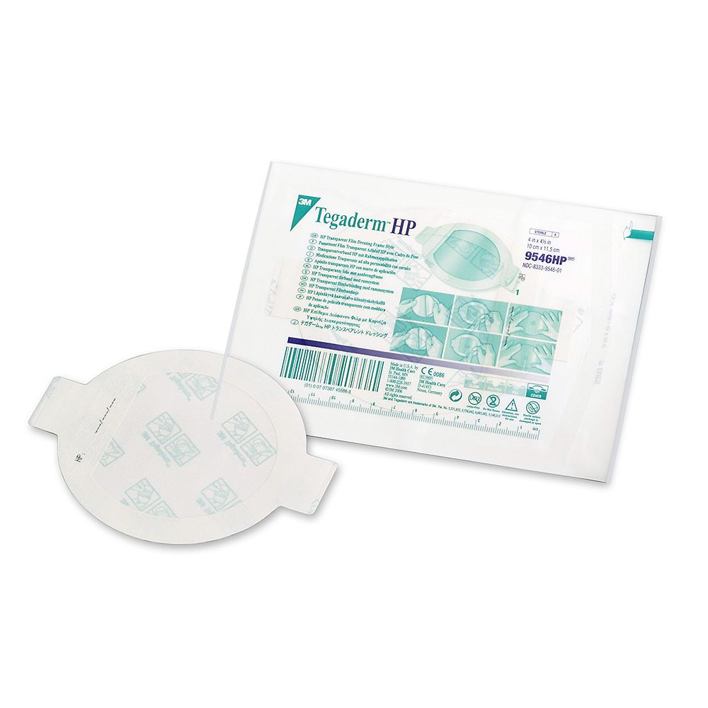 Tegaderm(TM) HP Transparent Dressing 10cm x 11.5cm (Oval) 1 box (50 sheets) 9546HP 1 box (50 sheets)