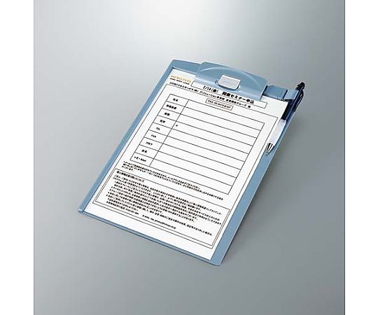 クリップボードH A4縦 青 ヨハ-H78B 1枚