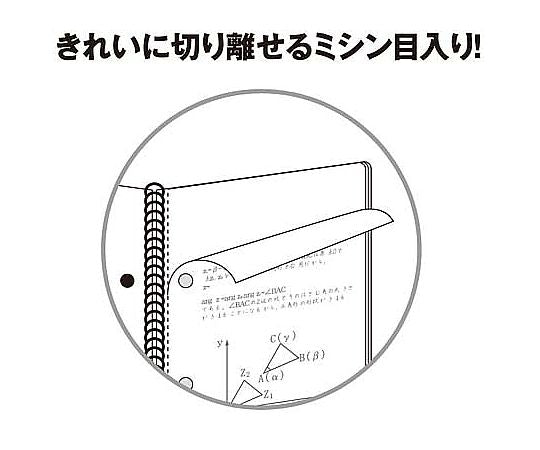 필러 노트 A4 A 괘 7mm 마진 갯벌 40장 스-15AN 1권